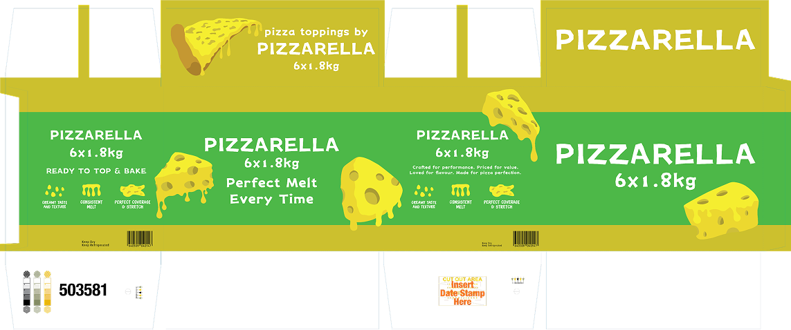 Pizzarella Packaging Design